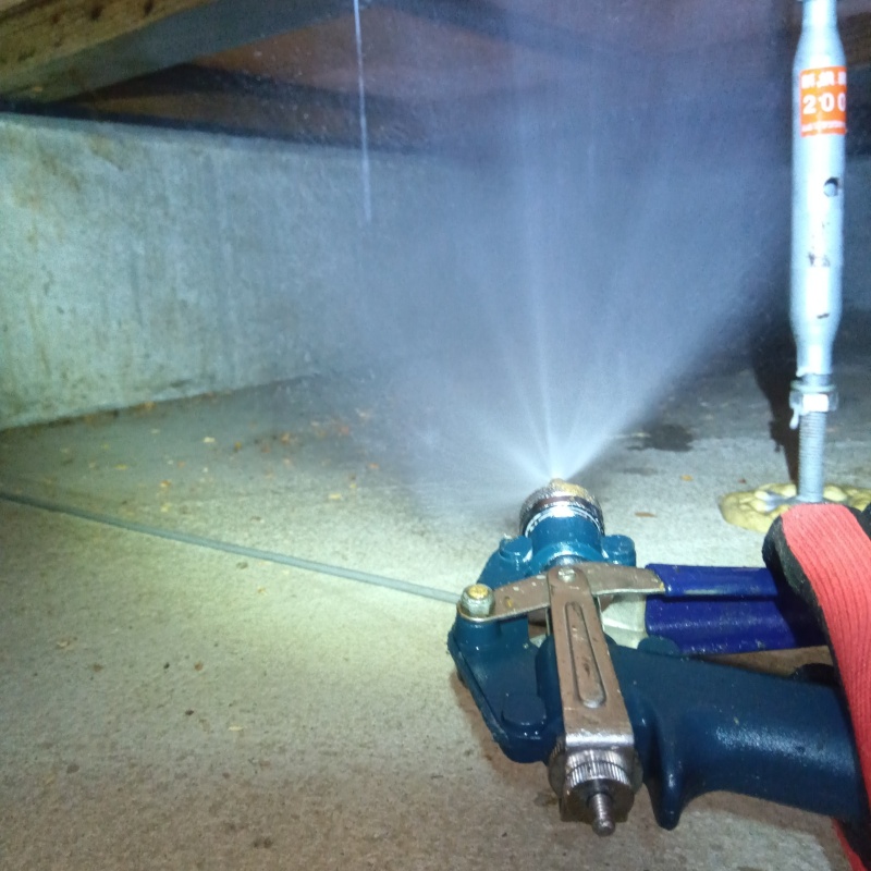 築年数20年のシロアリ予防の施工事例（新潟県新潟市江南区旭）