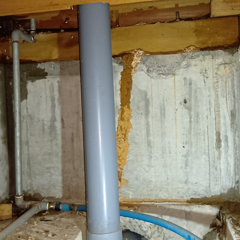 築年数30年のシロアリ駆除の施工事例（福岡県田川郡福智町伊方）