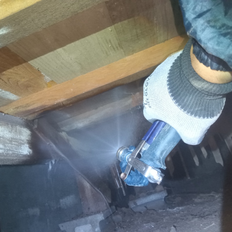 シロアリ駆除の施工事例（山口県宇部市）