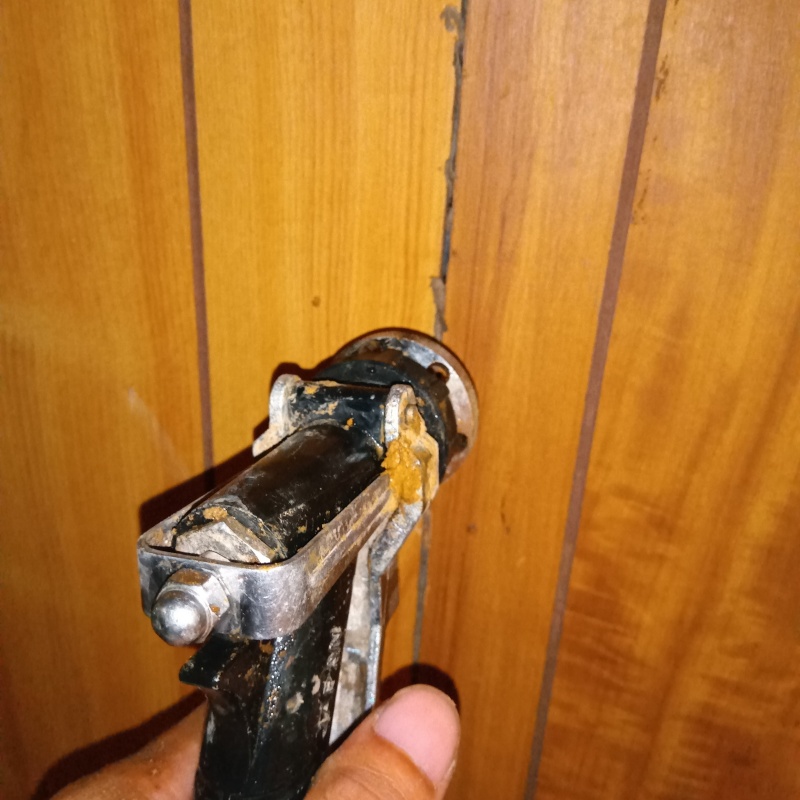 室内の壁にシロアリ駆除剤を注入