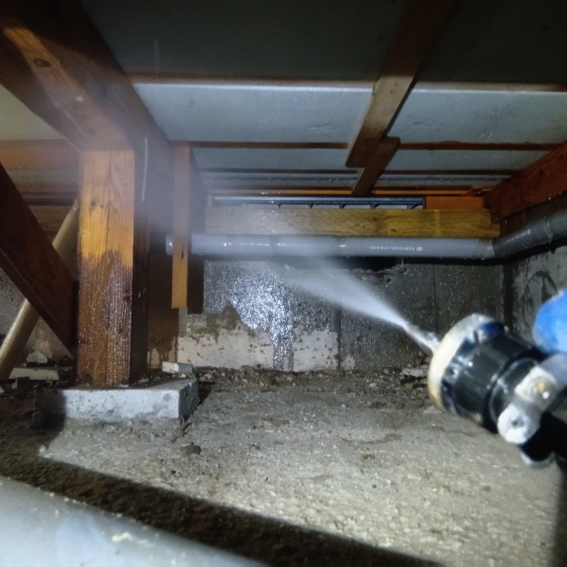 築年数35年のシロアリ駆除の施工事例（茨城県日立市南高野町）