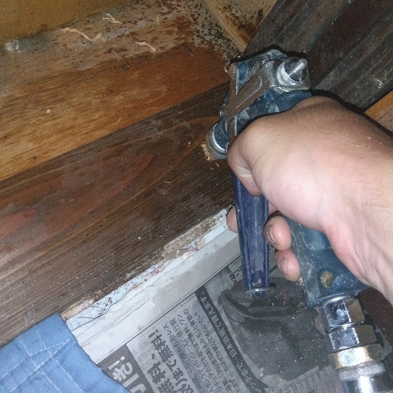 シロアリ駆除の施工事例（長崎県佐世保市潮見町）