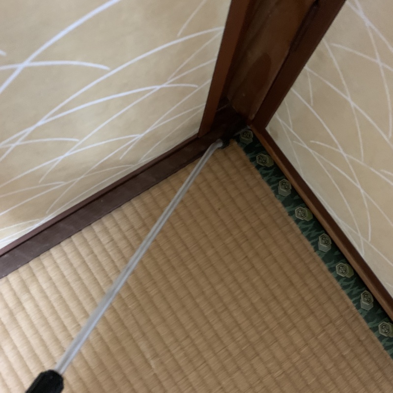 和室の畳にシロアリ駆除剤を注入