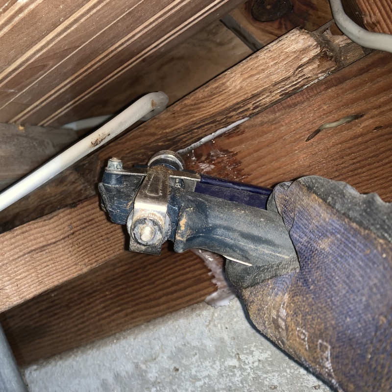 築年数50年のシロアリ駆除の施工事例（鹿児島県鹿児島市喜入瀬々串町）