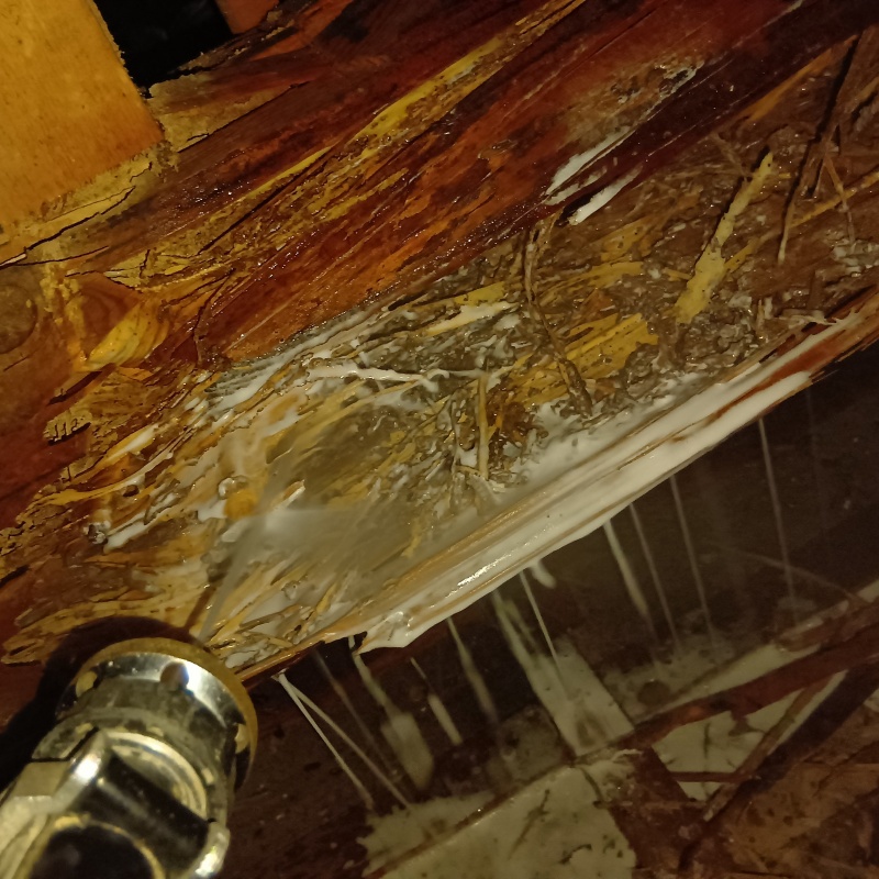 築年数40年のシロアリ駆除の施工事例（福岡県直方市山部）