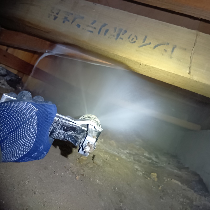 築年数45年のシロアリ駆除の施工事例（神奈川県厚木市酒井）
