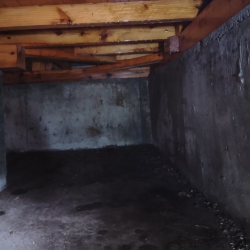 床下の基礎・土壌にシロアリ駆除剤を散布