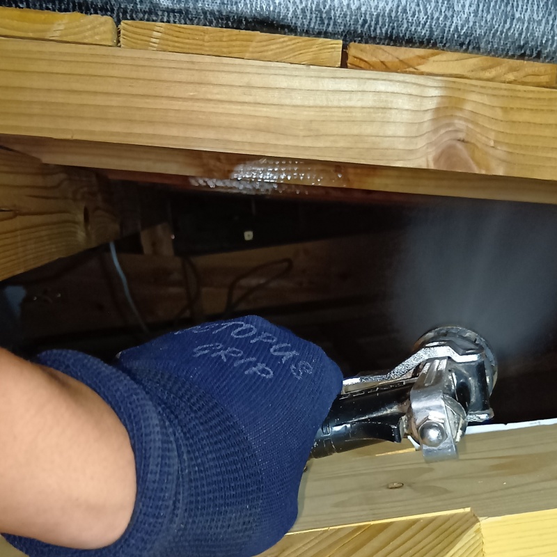 築年数4年のシロアリ駆除の施工事例（宮崎県延岡市長浜町）