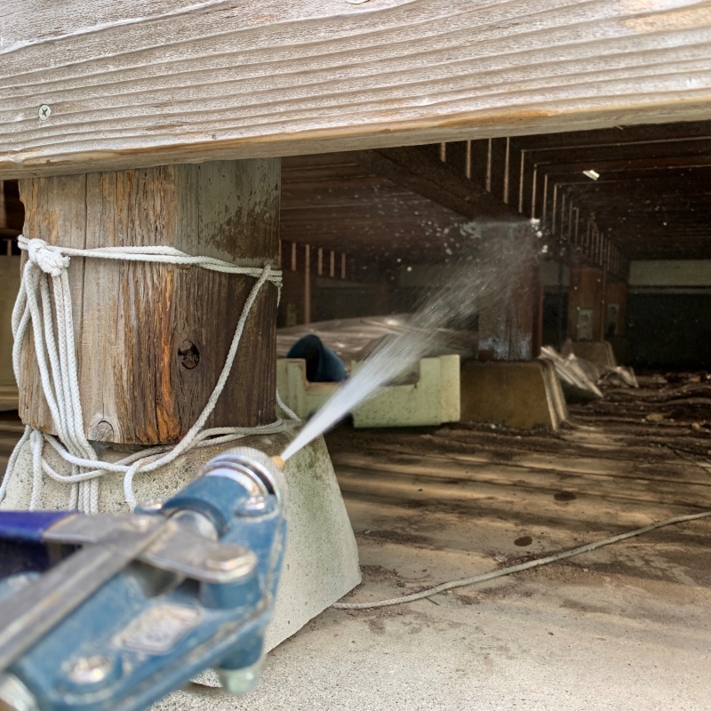 築年数30年のシロアリ駆除の施工事例（鹿児島県鹿児島市坂之上）