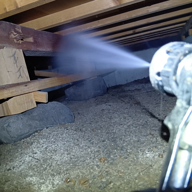 築年数40年のシロアリ駆除の施工事例（福井県大野市）