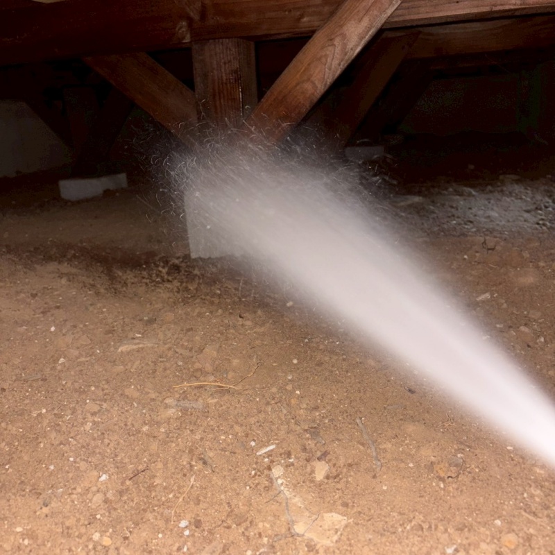 シロアリ駆除の施工事例（山口県宇部市大小路）