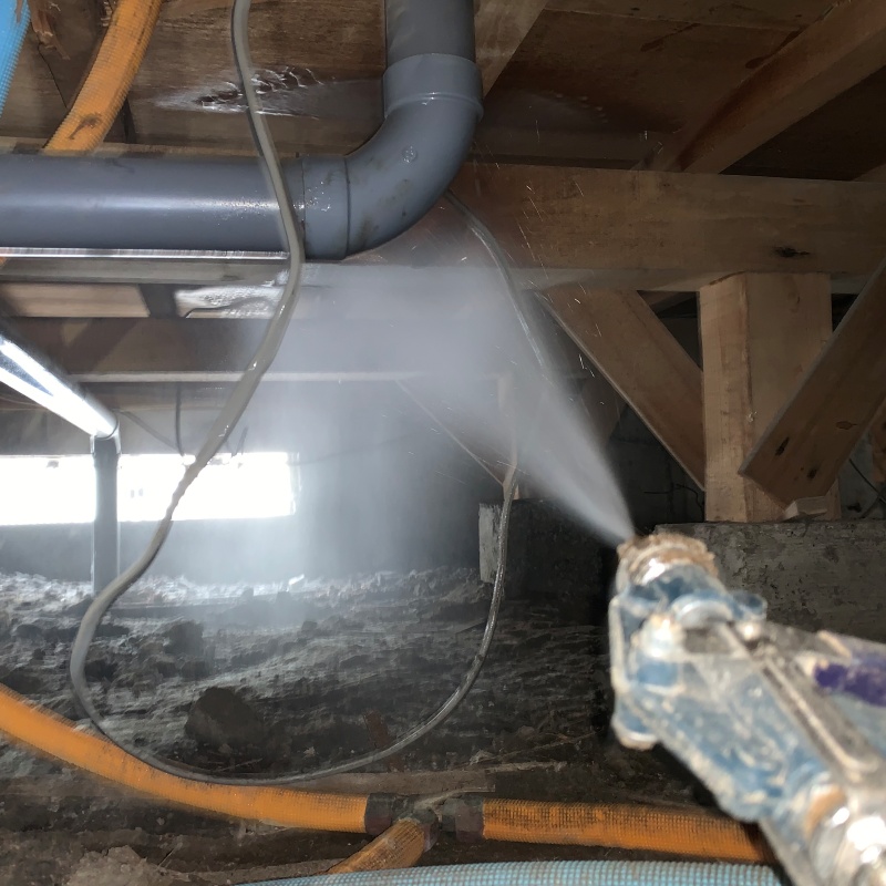 築年数50年のシロアリ駆除の施工事例（鹿児島県鹿児島市吉野町）