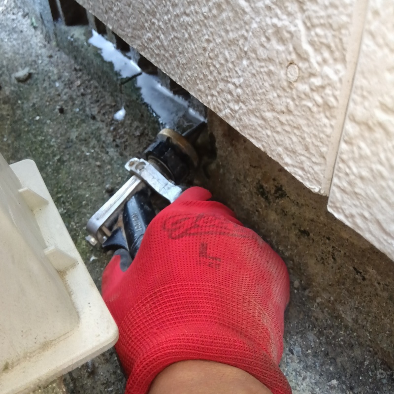 築年数50年のシロアリ駆除の施工事例（福岡県大牟田市歴木）