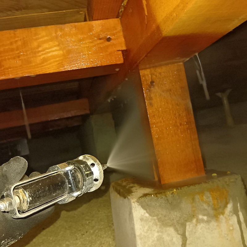 築年数40年のシロアリ駆除の施工事例（大分県大分市久原南）