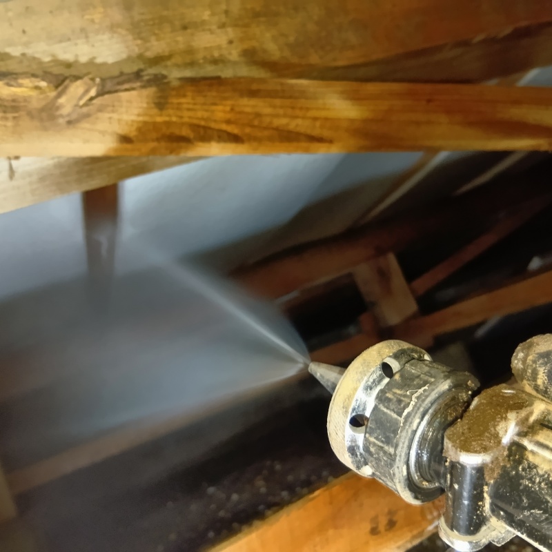 築年数55年のシロアリ予防の施工事例（千葉県船橋市夏見台）