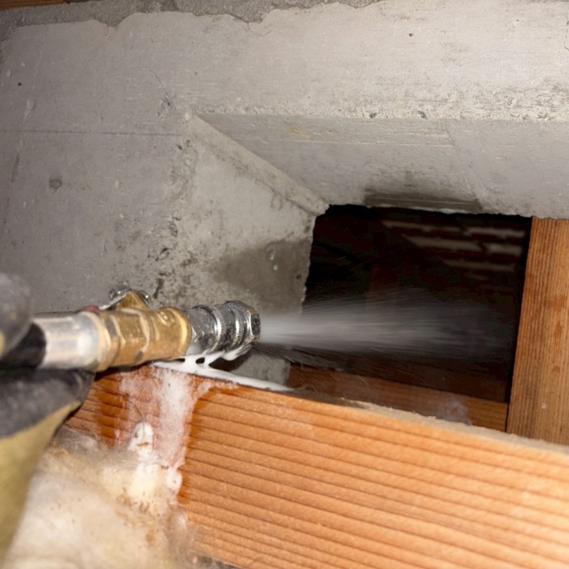 築年数40年のシロアリ予防の施工事例（山口県宇部市北迫新町）