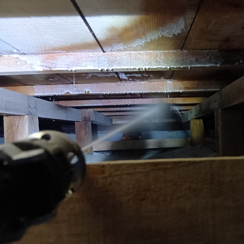 築年数50年のシロアリ駆除の施工事例（神奈川県高座郡寒川町倉見）