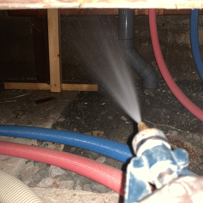 築年数10年のシロアリ駆除の施工事例（岐阜県岐阜市千手堂南町）