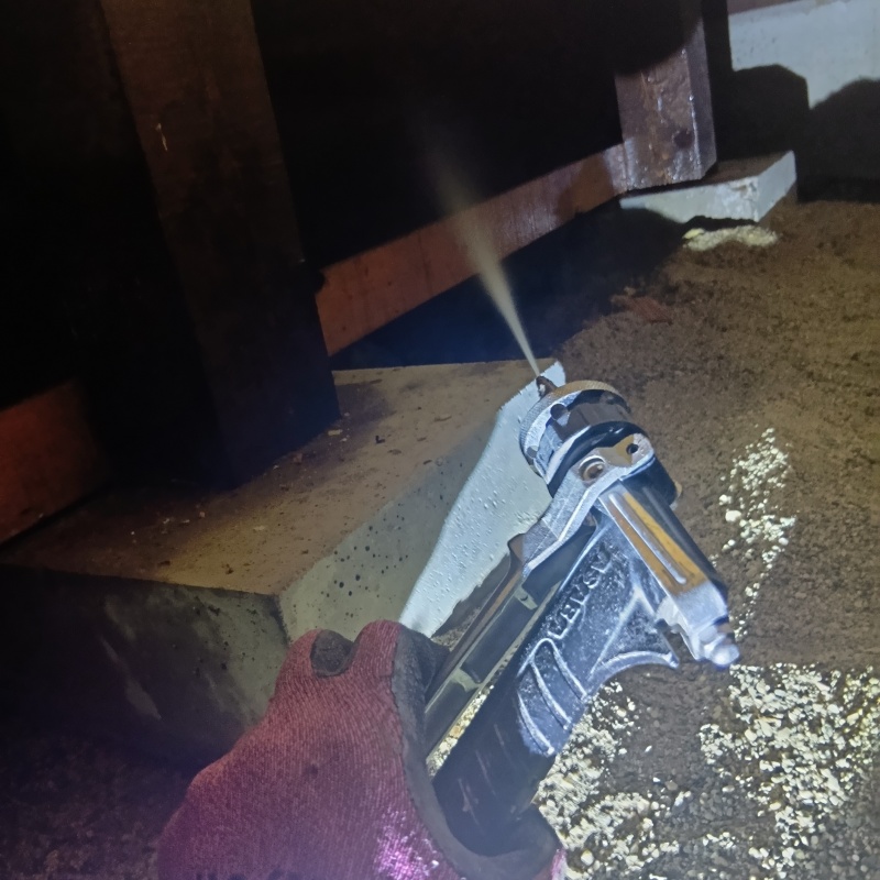 築年数45年のシロアリ駆除の施工事例（山形県山形市下東山）