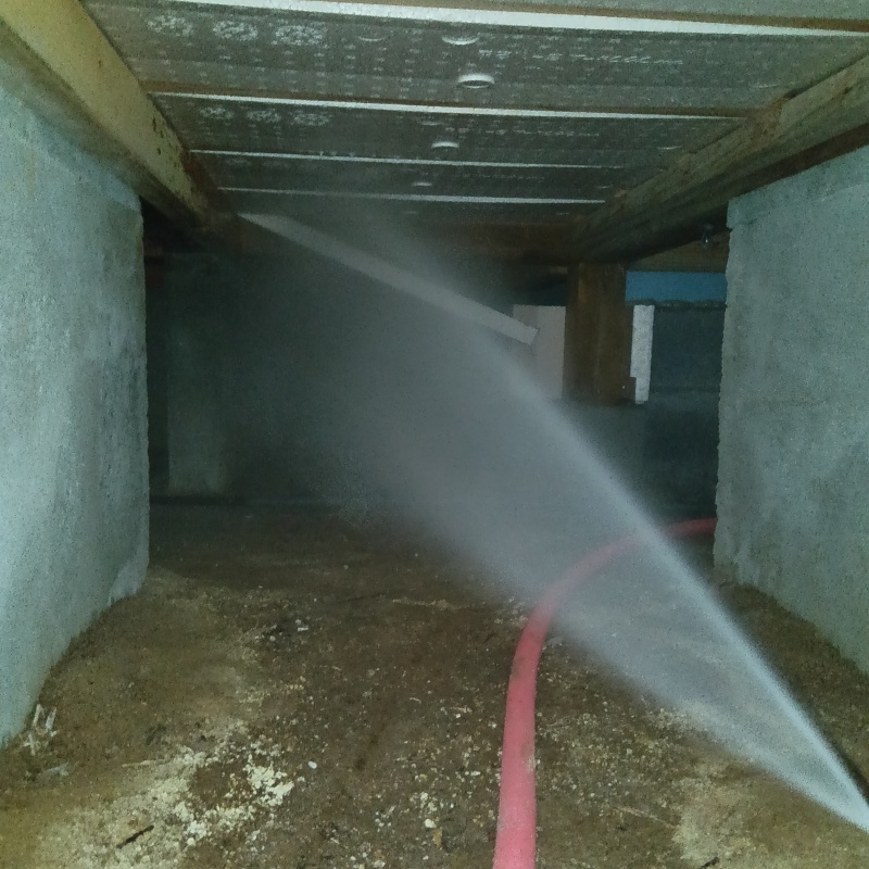 築年数40年のシロアリ予防の施工事例（山口県山陽小野田市鴨庄）