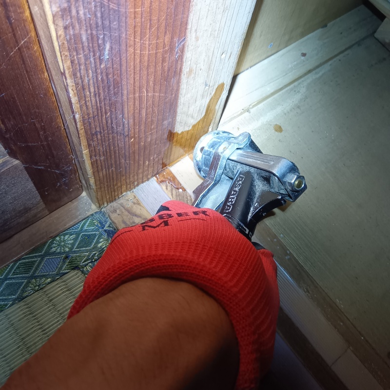 築年数45年のシロアリ駆除の施工事例（福島県大沼郡会津美里町新町）