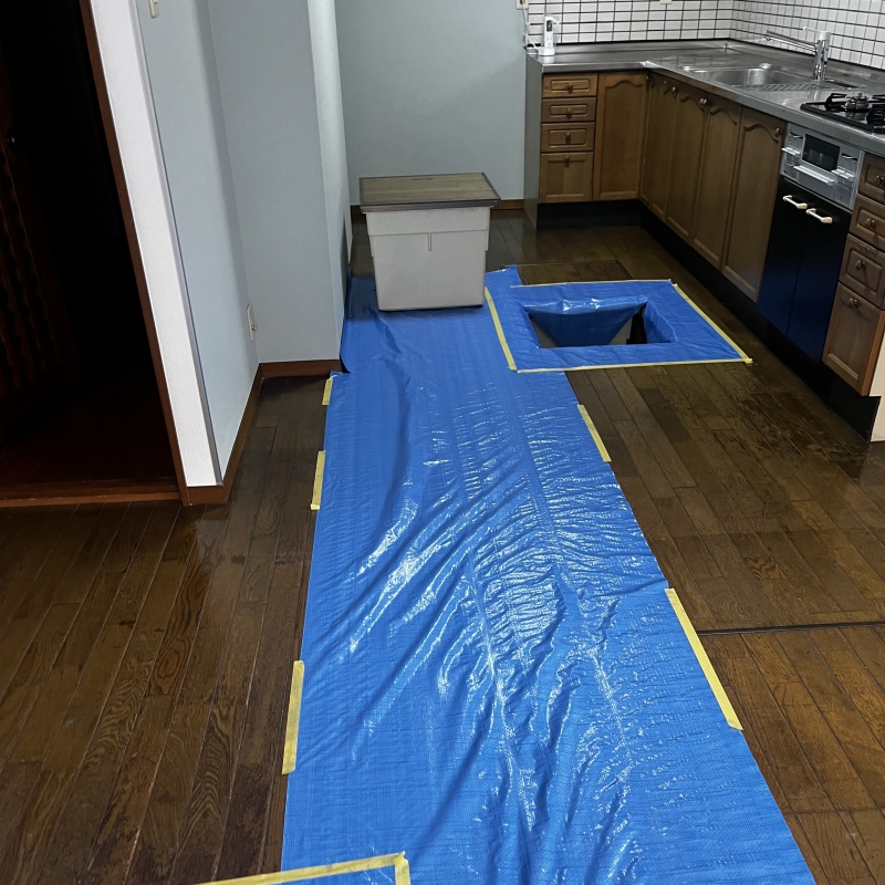 築年数33年のシロアリ予防の施工事例（東京都東村山市）