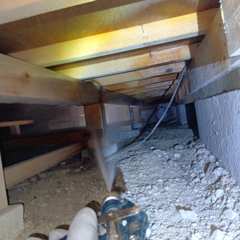 築年数45年のシロアリ予防の施工事例（神奈川県横須賀市大矢部）