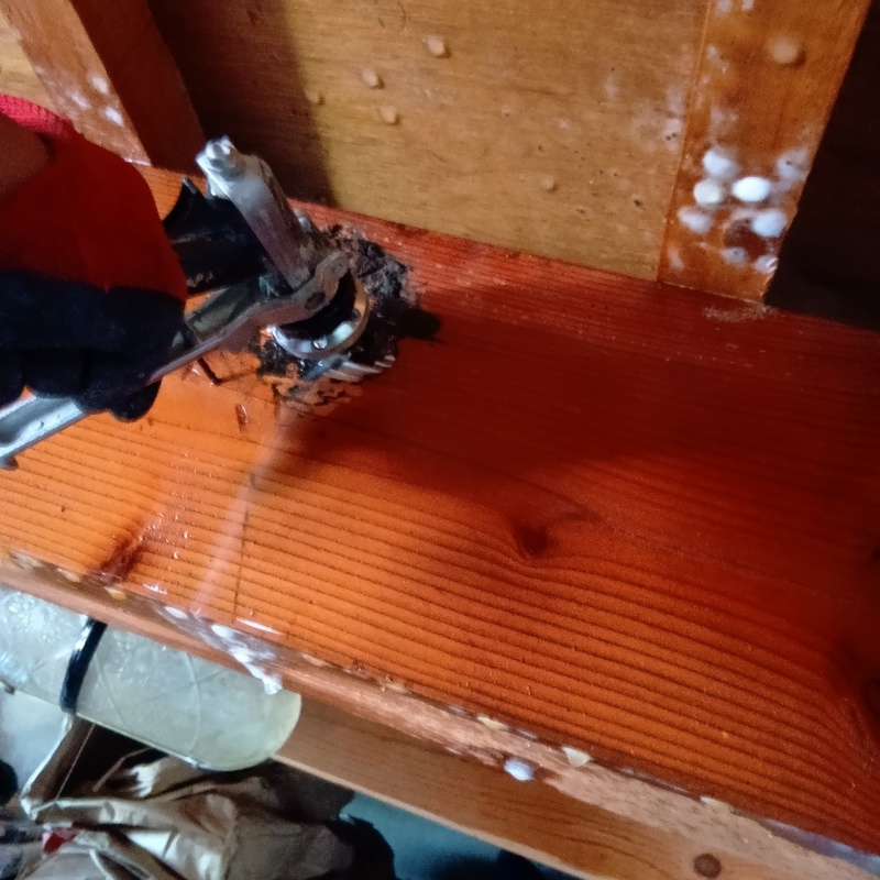 築年数30年のシロアリ駆除の施工事例（高知県土佐清水市宗呂丙）