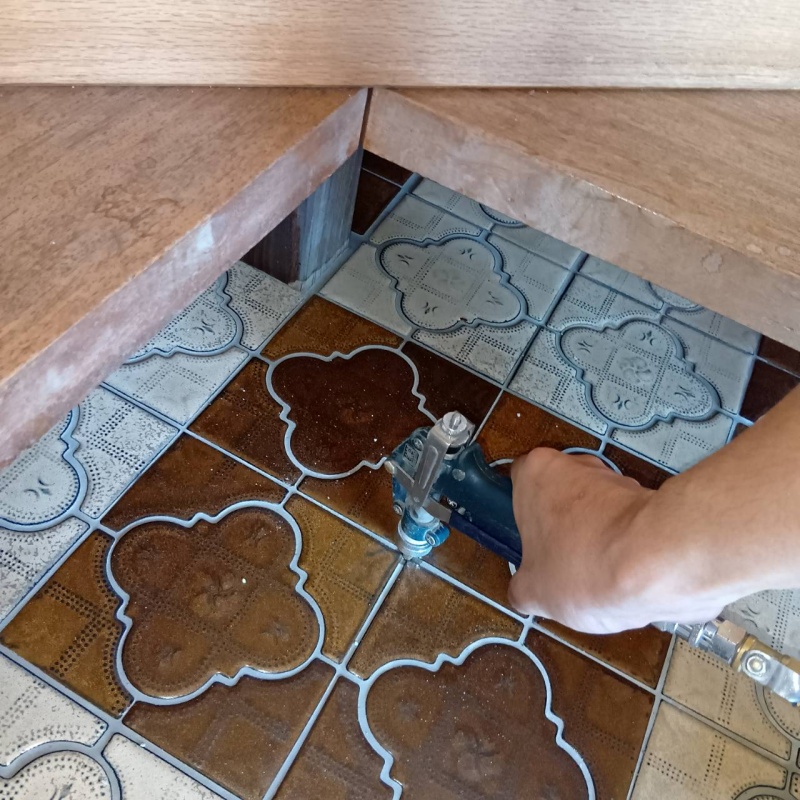 シロアリ予防の施工事例（福岡県大野城市大城）