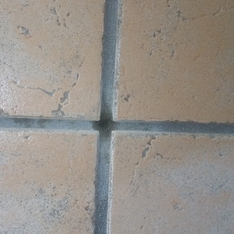 穿孔処理の穴をふさいだ様子