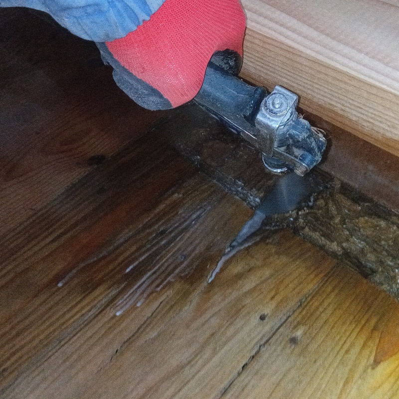 築年数50年のシロアリ駆除の施工事例（栃木県那須烏山市中央）