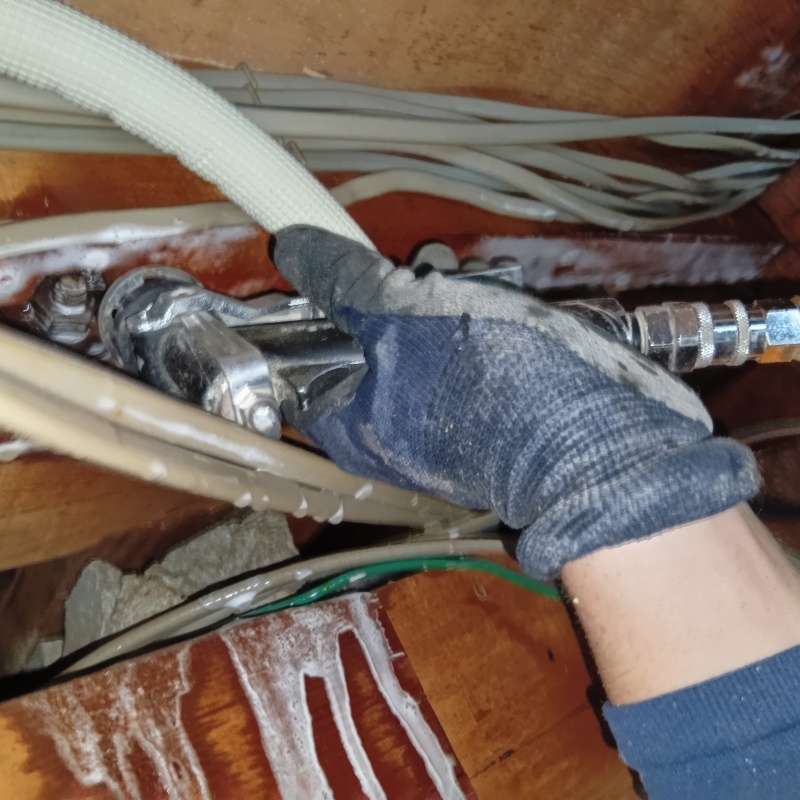 築年数45年のシロアリ駆除の施工事例（熊本県熊本市西区城山下代）