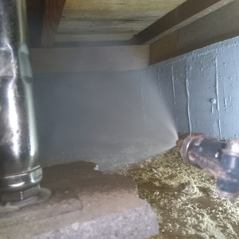 築年数40年のシロアリ予防の施工事例（大分県大分市）