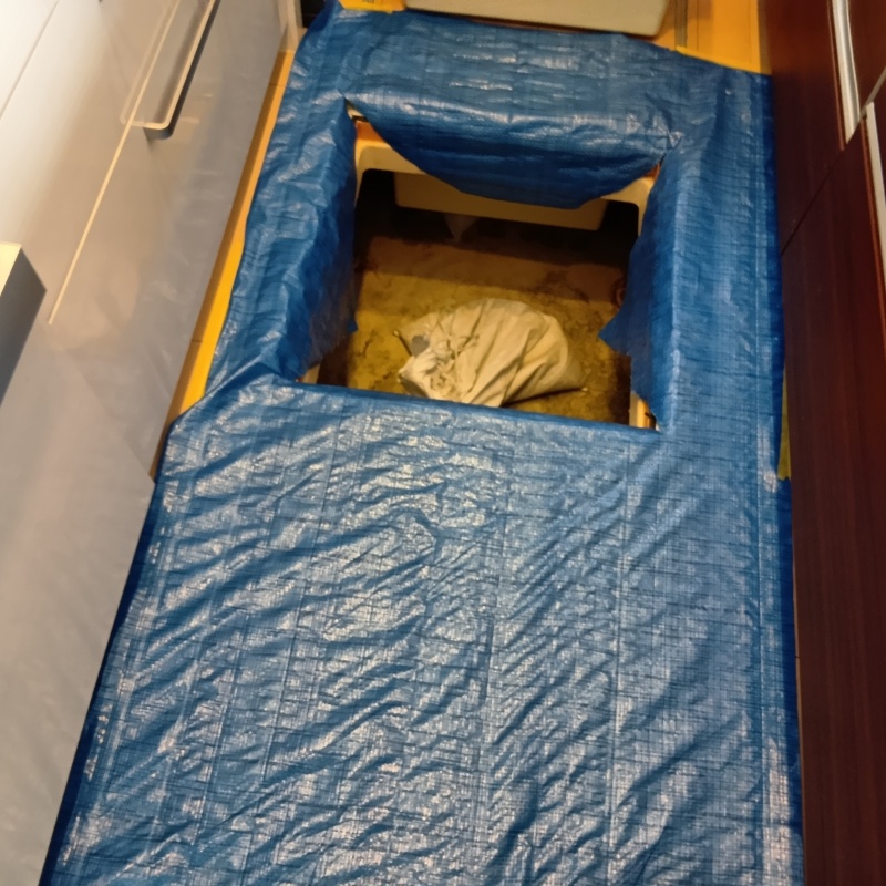 シロアリ予防の施工事例（神奈川県川崎市宮前区）