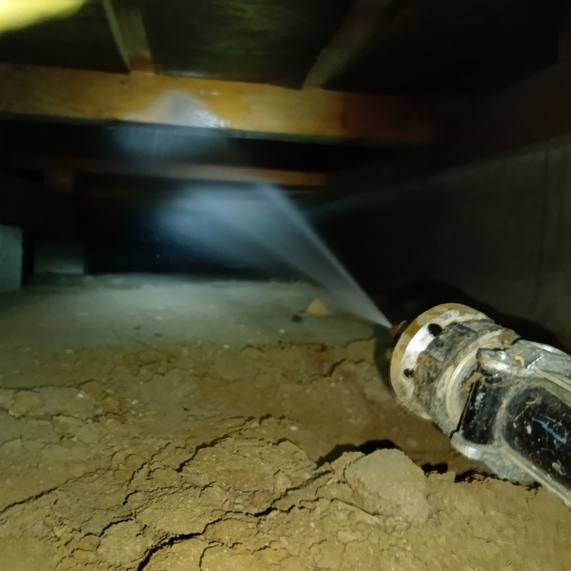 シロアリ駆除の施工事例（千葉県八千代市ゆりのき台）