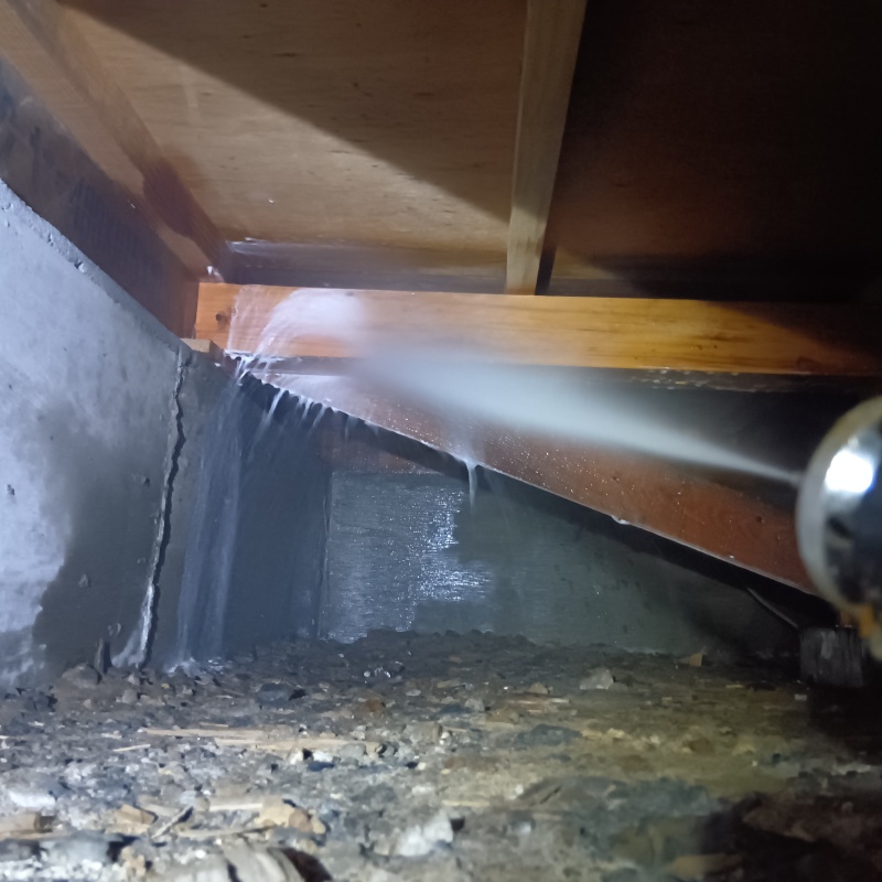 築年数45年のシロアリ駆除の施工事例（栃木県足利市大久保町）