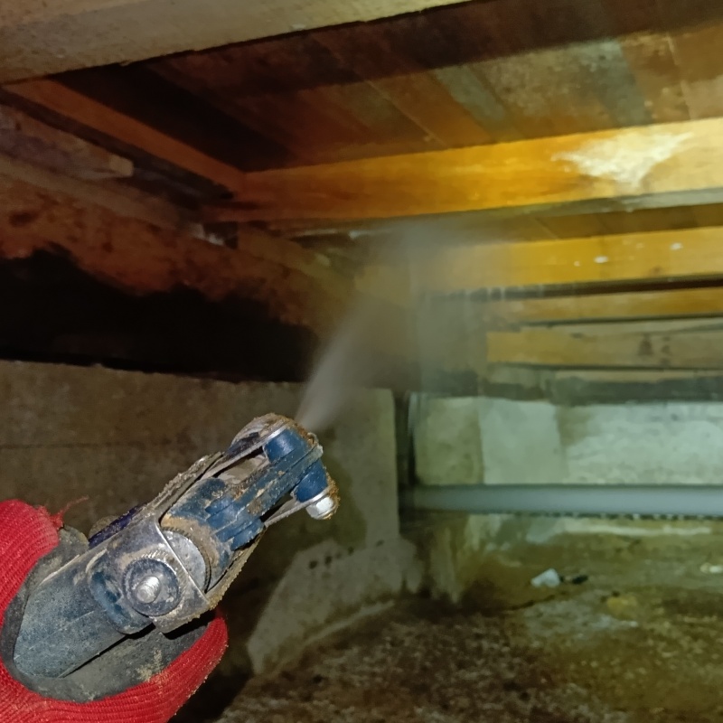 築年数56年のシロアリ駆除の施工事例（京都府与謝郡与謝野町男山）