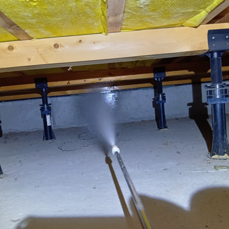 築年数22年のシロアリ予防の施工事例（大阪府大阪市東淀川区上新庄）