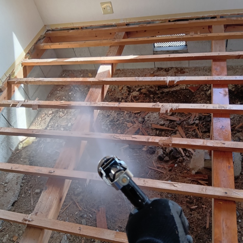 築年数24年のシロアリ駆除の施工事例（和歌山県日高郡日高川町入野）