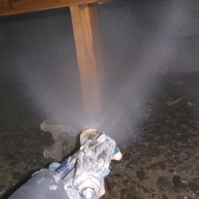 築年数47年のシロアリ予防の施工事例（福岡県遠賀郡岡垣町）