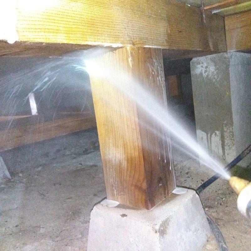 築年数25年のシロアリ駆除の施工事例（滋賀県近江八幡市安土町上豊浦）