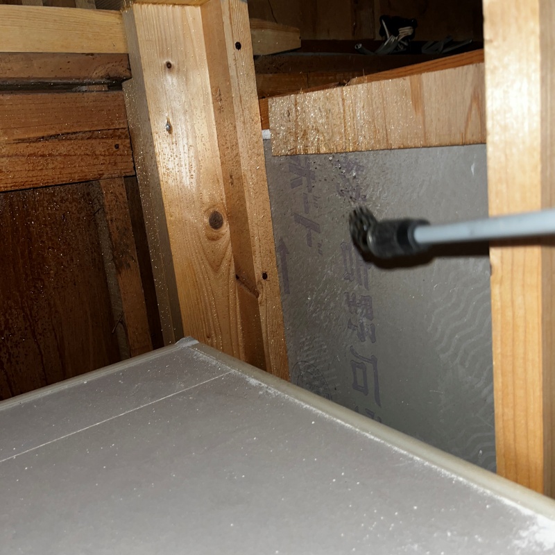 シロアリ駆除の施工事例（神奈川県三浦市）