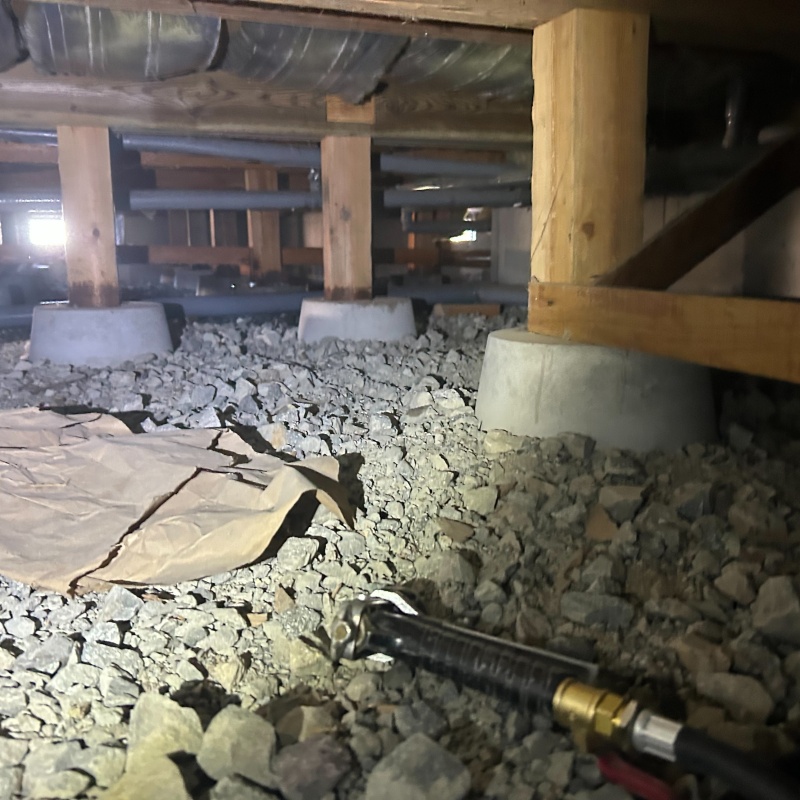 築年数40年のシロアリ駆除の施工事例（富山県富山市八尾町滅鬼）