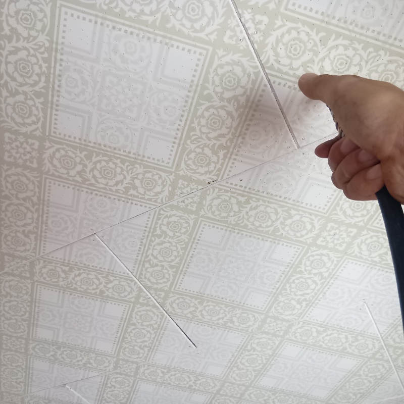 壁内にシロアリ駆除剤を注入