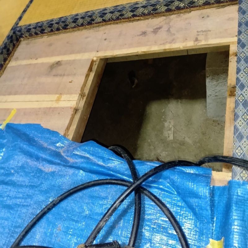 築年数45年のシロアリ駆除の施工事例（宮城県石巻市羽黒町）