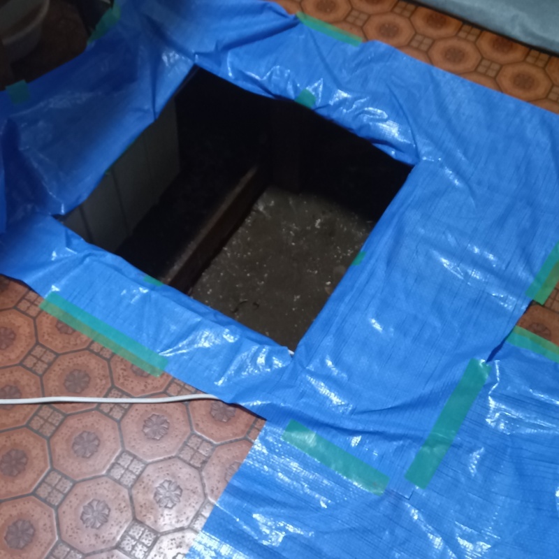 築年数40年のシロアリ駆除の施工事例（新潟県新潟市中央区網川原）