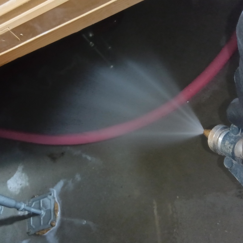 シロアリ予防の施工事例（福岡県宗像市自由ヶ丘）