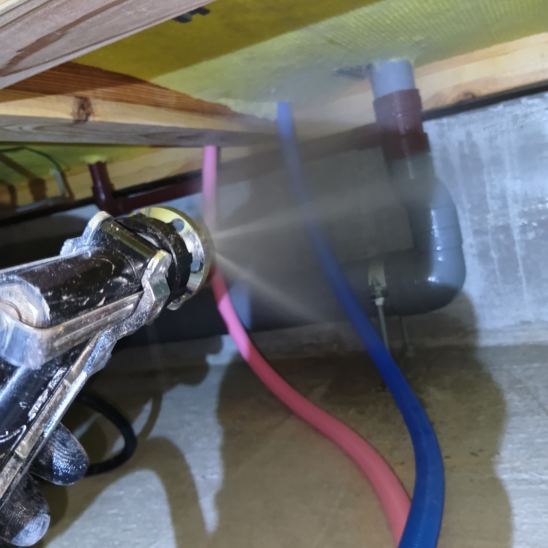 築年数5年のシロアリ予防の施工事例（京都府木津川市木津瓦谷）