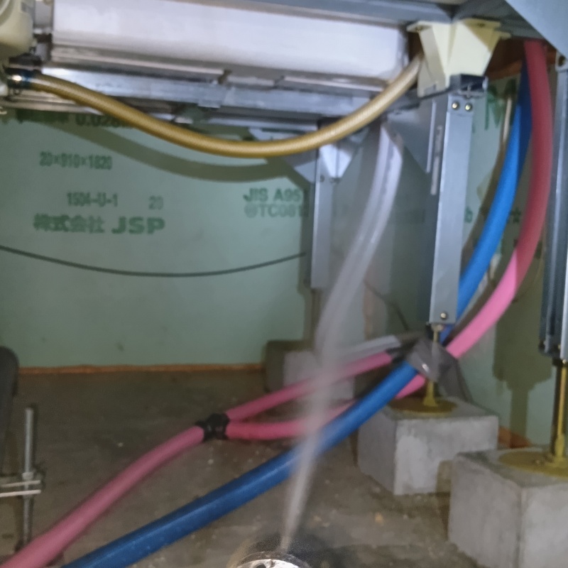 築年数10年のシロアリ予防の施工事例（鹿児島県日置市東市来町長里）