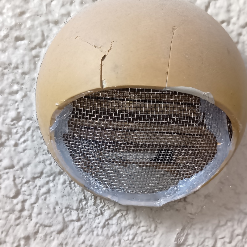 換気扇の開口部を封鎖
